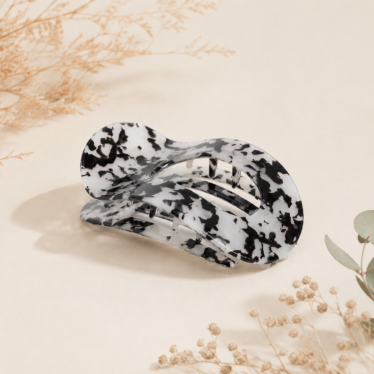 Black & White Marble - beige