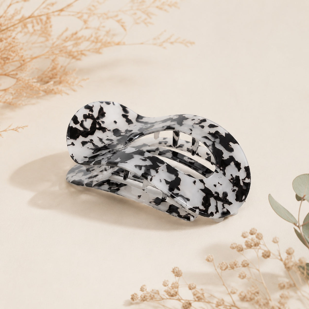 Black & White Marble | Haarklammer