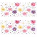 Trinkglas mit Blumenmotive