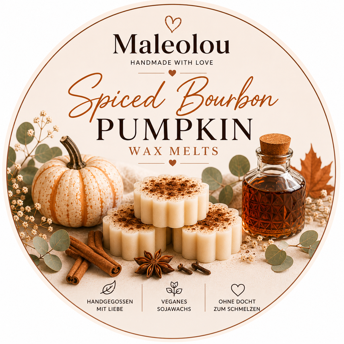 Wax Melts – Spiced Bourbon Pumpkin