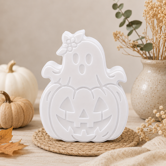 Halloween Geist & Kürbis