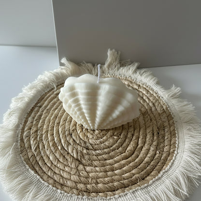 Muschel Kerze – Moderne Designkerze | Scandi & Boho Deko