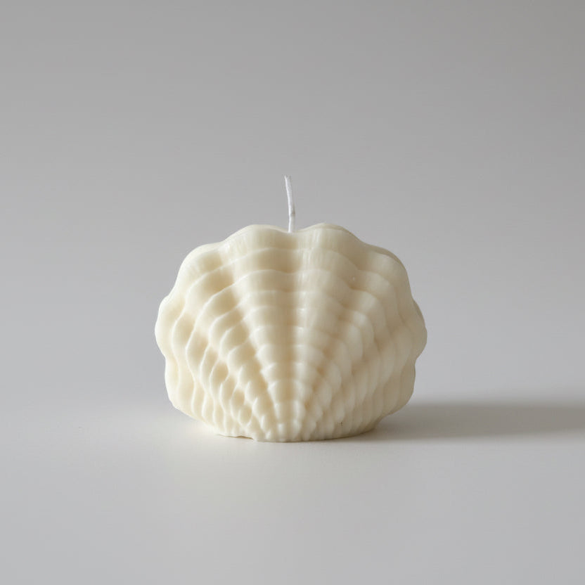 Muschel Kerze – Moderne Designkerze | Scandi & Boho Deko