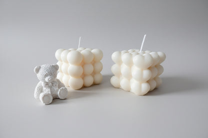 Bubblekerze Bubble Herz