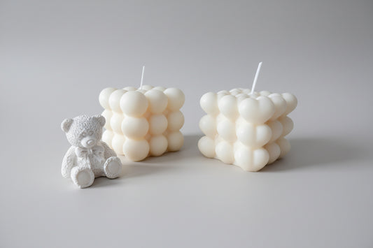 Bubblekerze Bubble Herz