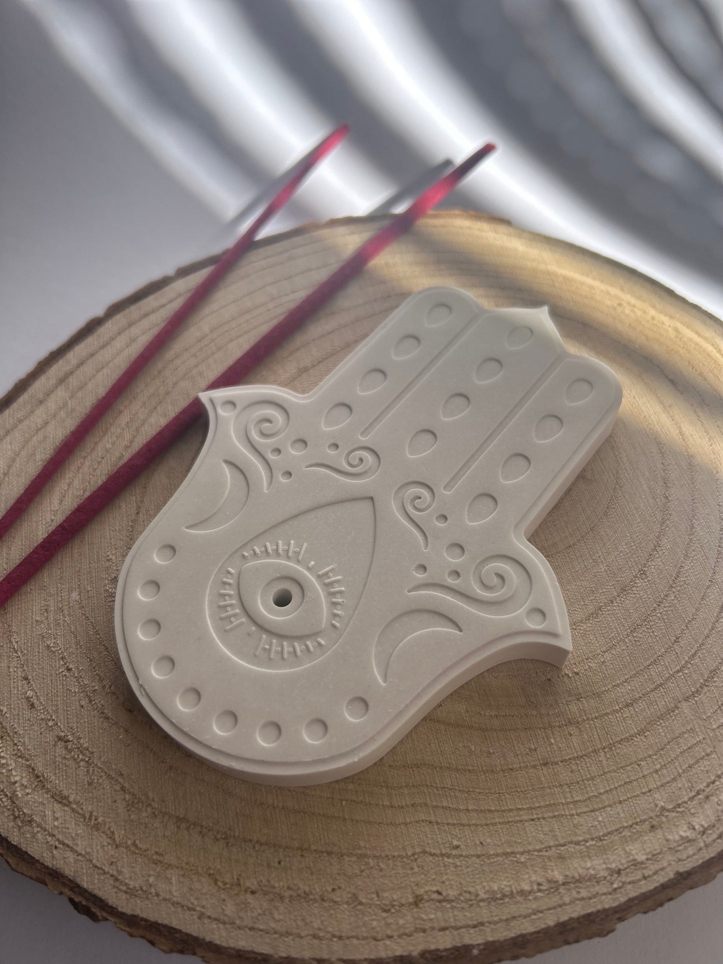 Räucherstäbchenhalter -Hamsa-Hand