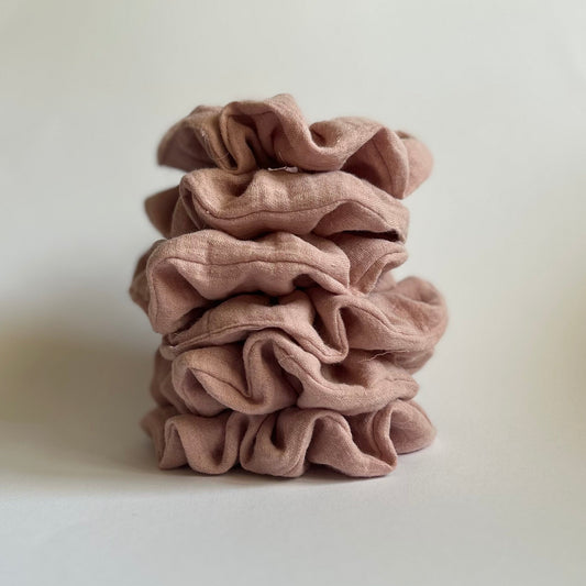 Musselin Scrunchie - Rosa