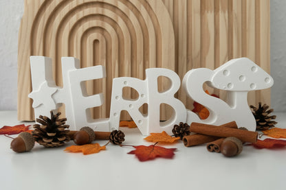 Herbst Schriftzug